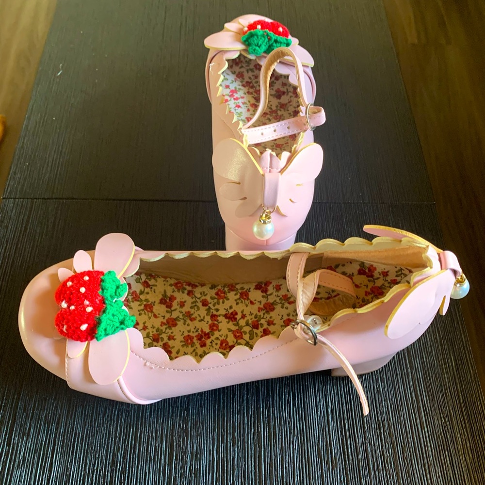 Elyffany Women's Cute Lolita Cosplay Shoes